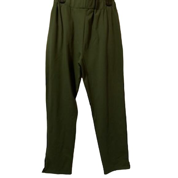 Joie Jogger Elastic Waist Medium Dark Green pockets Dressy Pant Women's - Picture 2 of 6
